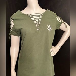 Plant medicine custom cut t-shirt